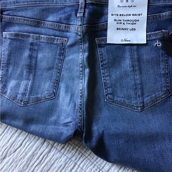 Rag and Bone high waist coated jeans $255 - Picture 5 of 9